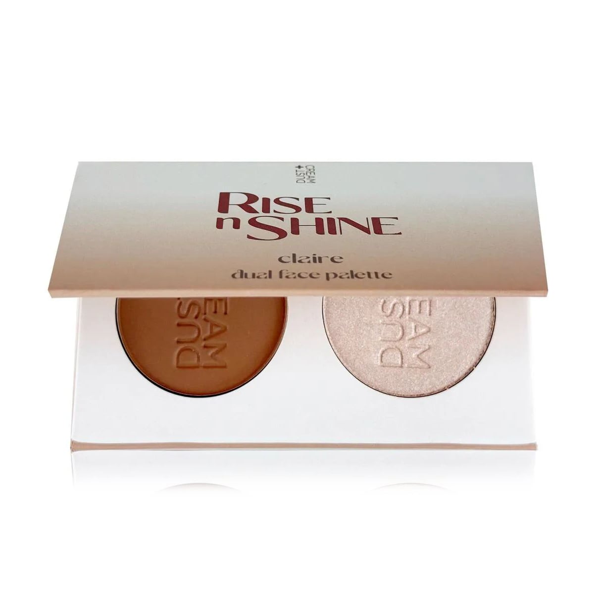 Палетка для макіяжу DUST+CREAM Rise N Shine Dual Face Palette, Claire, 10 г
